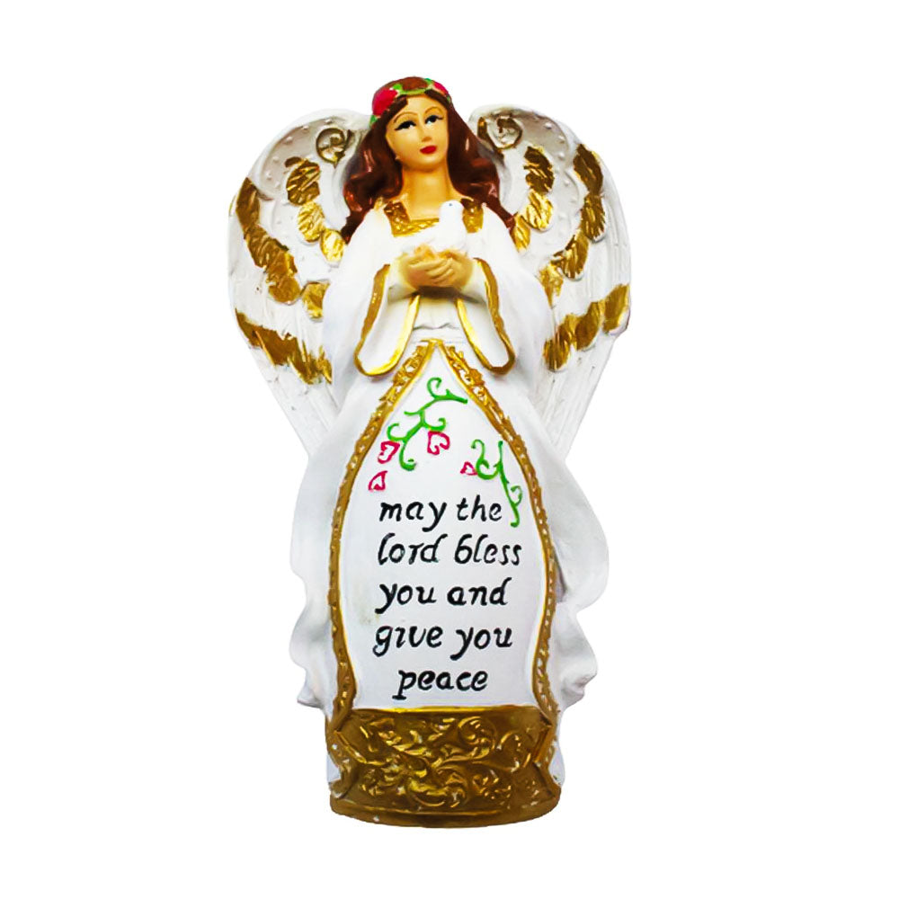 Angel Statue Showpiece for Home Decoration - White