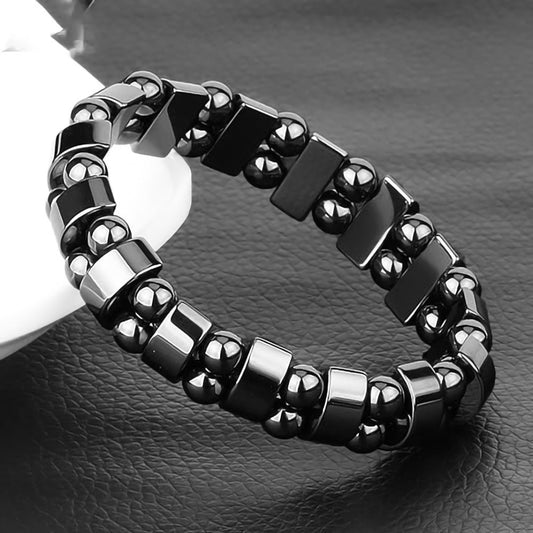 Magnetic Sugar Control Bracelet – Unisex, stylish black stone therapy for health care