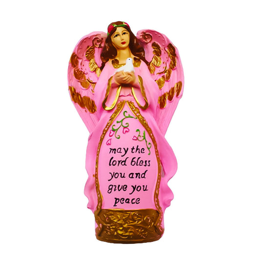 Angel Statue Showpiece for Home Decoration - Pink