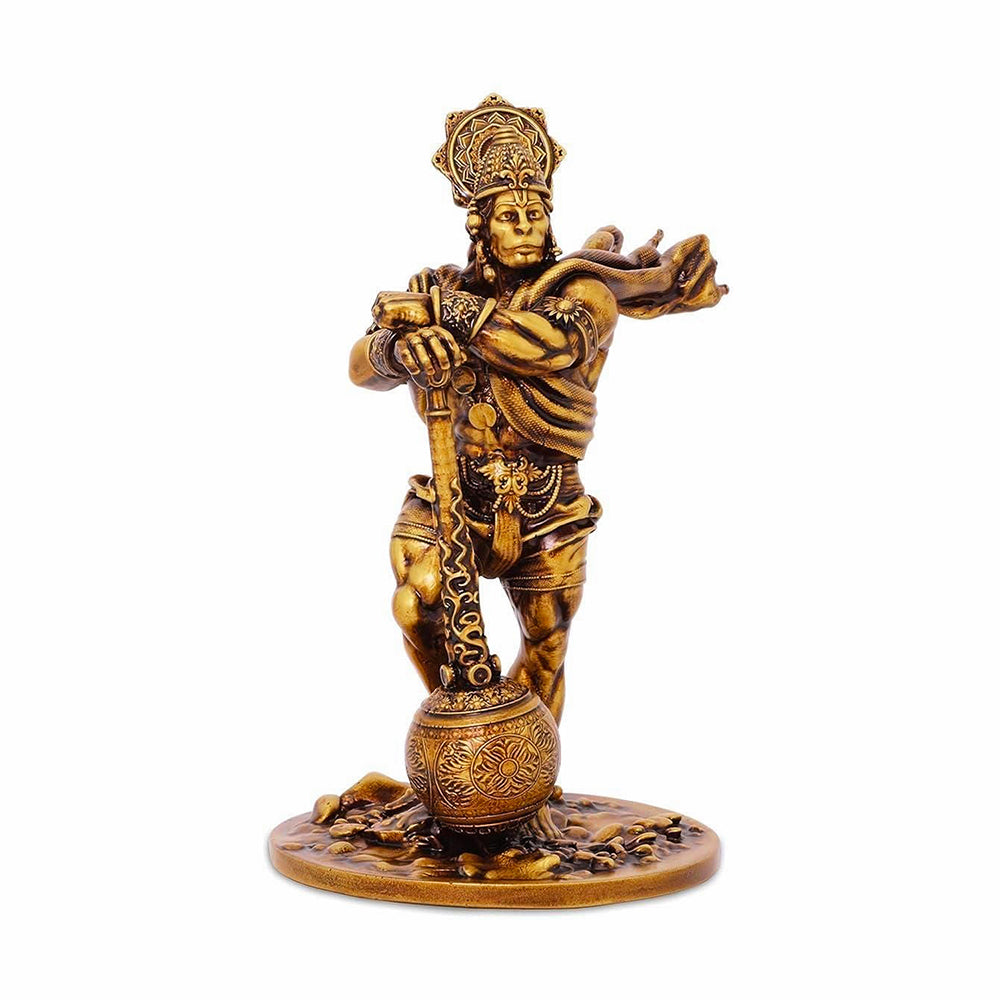 Premium Resin Bahubali Hanuman Idol – Perfect for car dashboards, home decor, or as a gift.