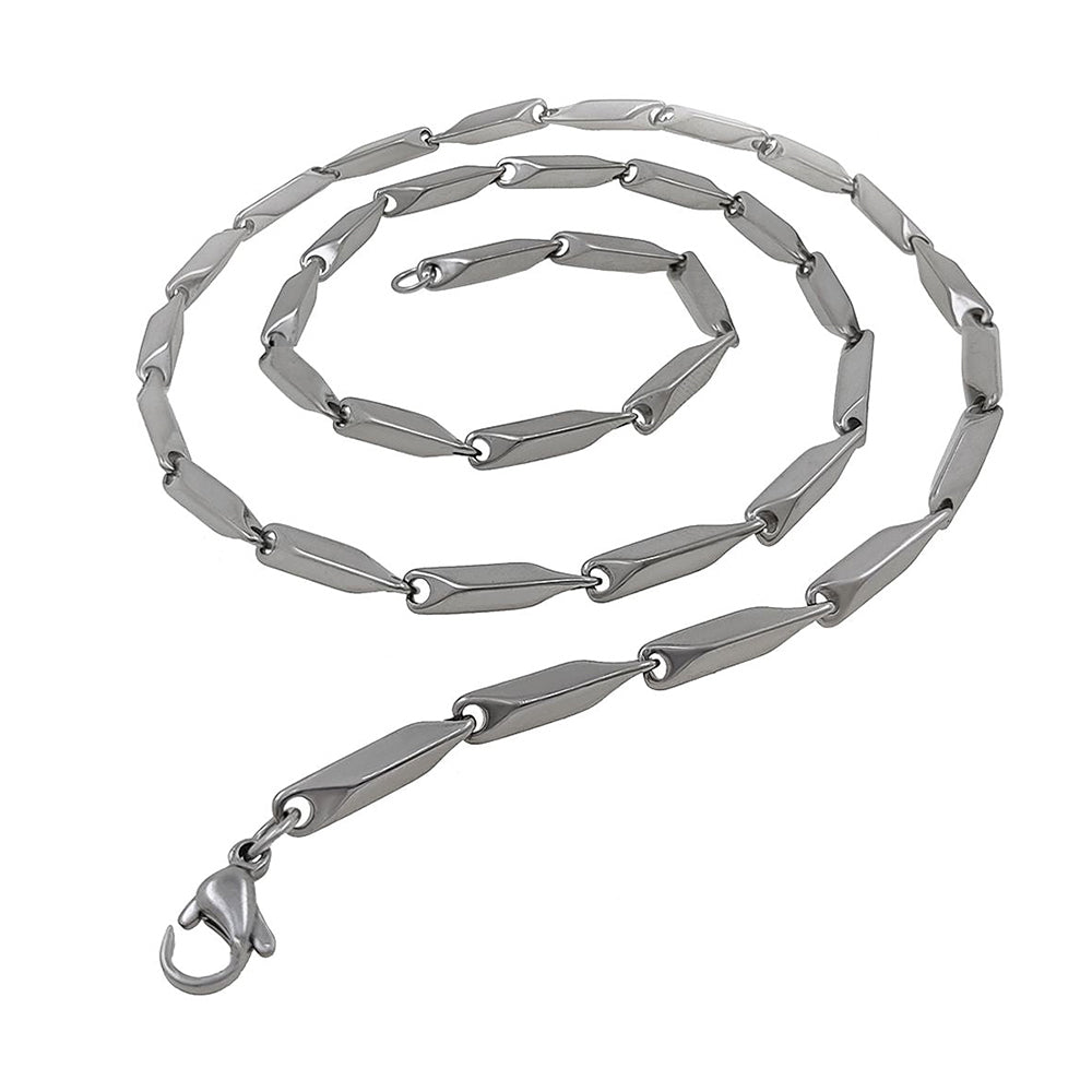 Silver-Plated Chain & KGF Lion Ring Combo – Adjustable, rhodium-plated stainless steel.